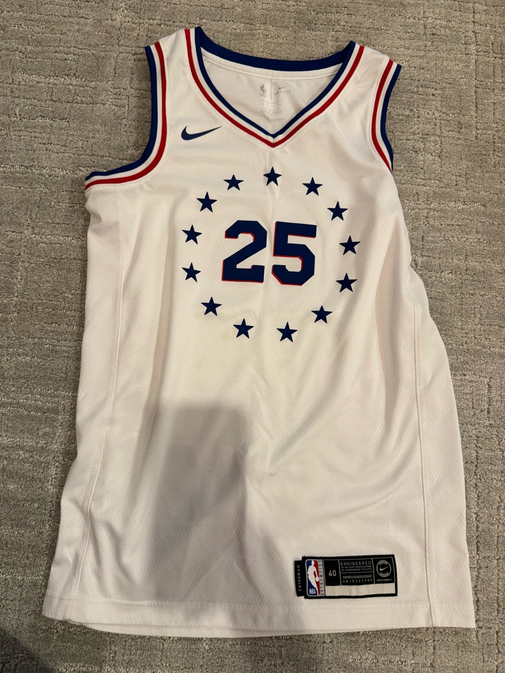Philadelphia Sixers NBA jersey